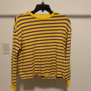Bright yellow shirt